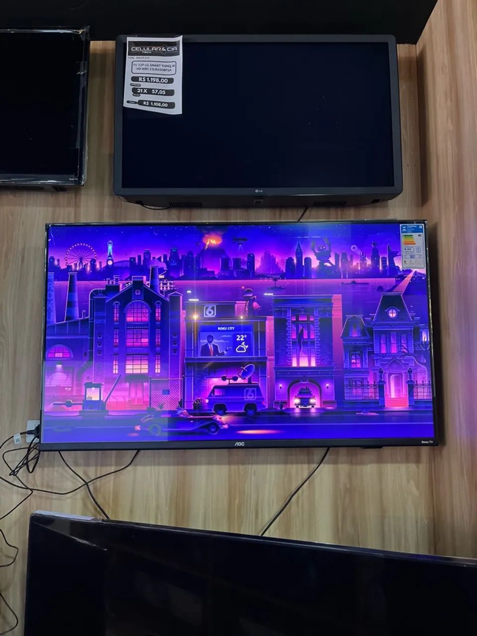 TELEVISÃO SMART 43 POLEGADAS AOC  - Foto 2