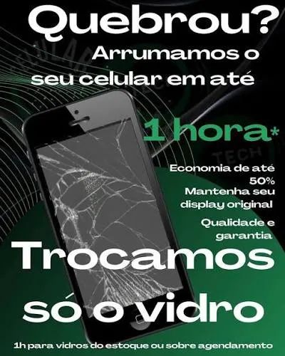 Troca de Vidro para Smartphone 