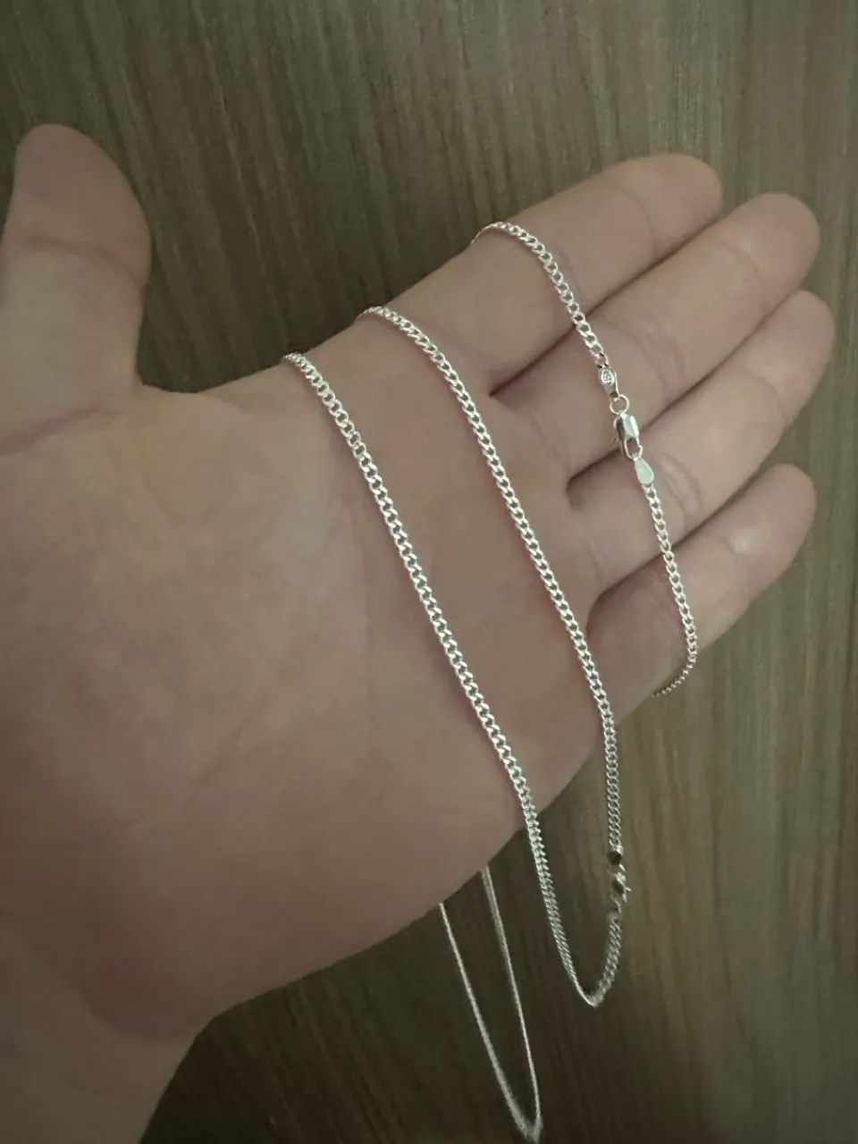 Corrente e Pulseira de Prata - Foto 3