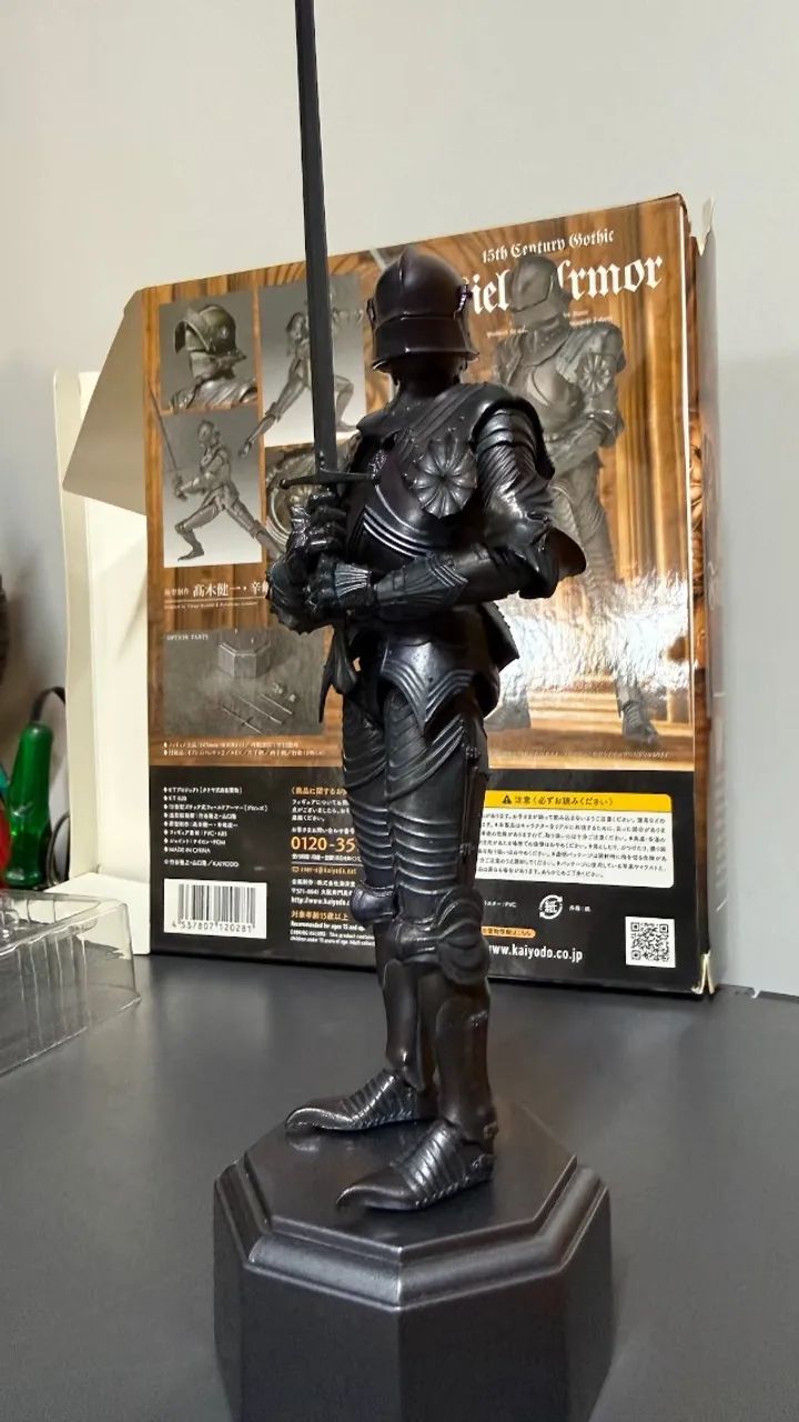 Revoltech Action Figure Cavaleiro Medieval  Kaiyodo Raro - Foto 2