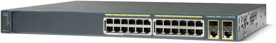Switch 24 Portas PoE Cisco Modelo: ws-c2960-24pc-l - Foto 2