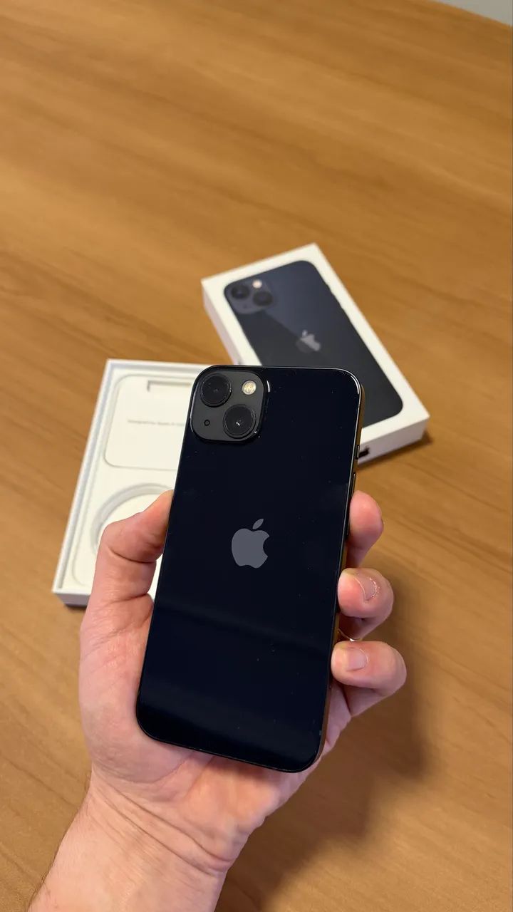 iPhone 13 Midnight 128GB, Seminovo, 83%, Garantia - Celulares e