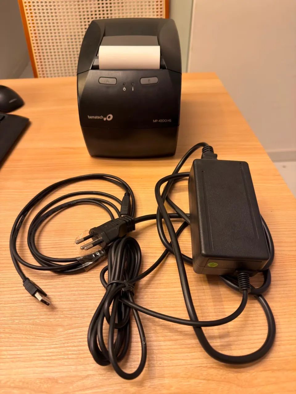 Impressora Térmica Bematech MP-4200 HS + Fonte e Cabos + Bobinas - Foto 3