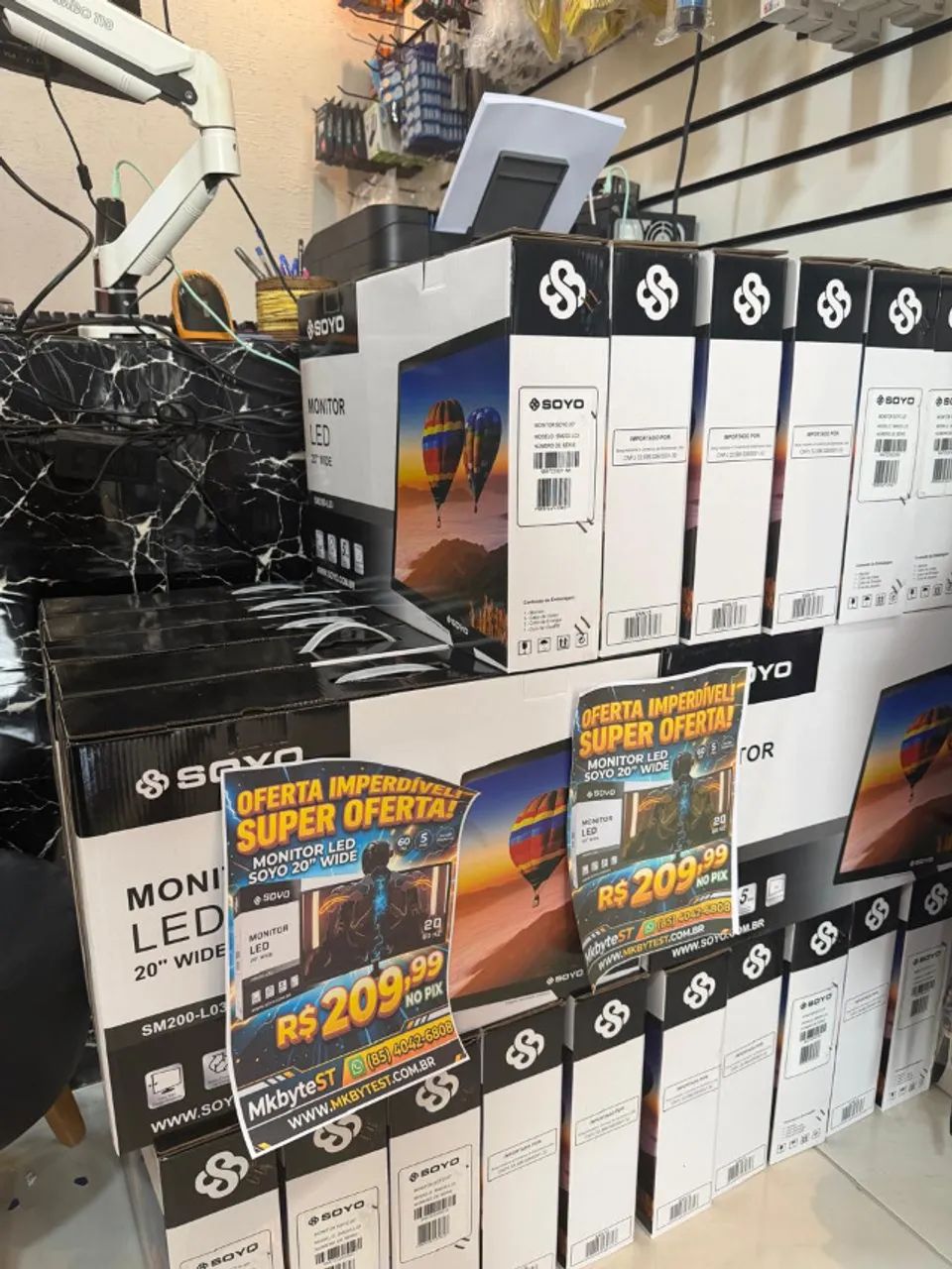 monitor 20p hdmi novos com garantia 
