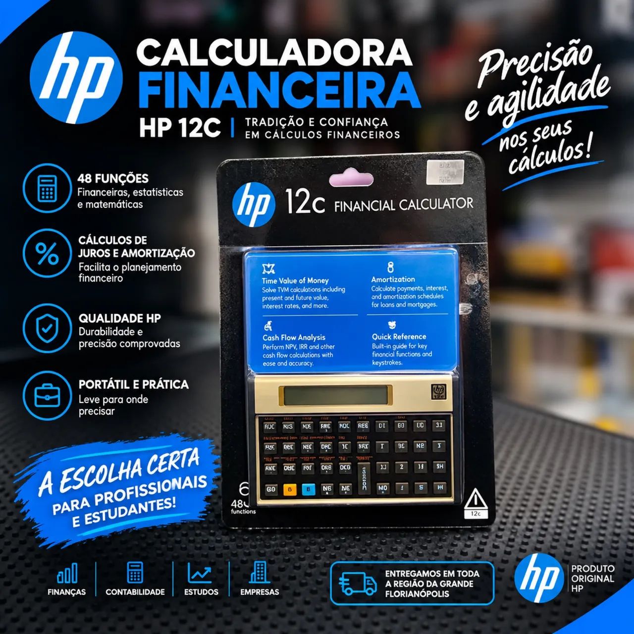 Calculadora HP 12c GOLD original - Lacrado