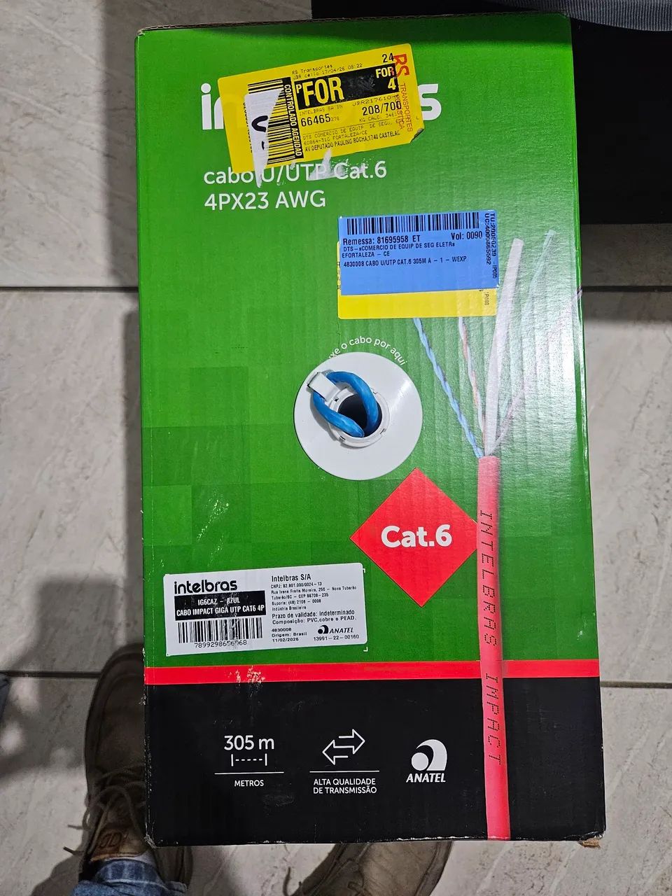 Cabo lan cat 6e