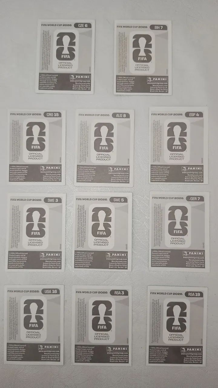 Figurinhas da Copa 2026