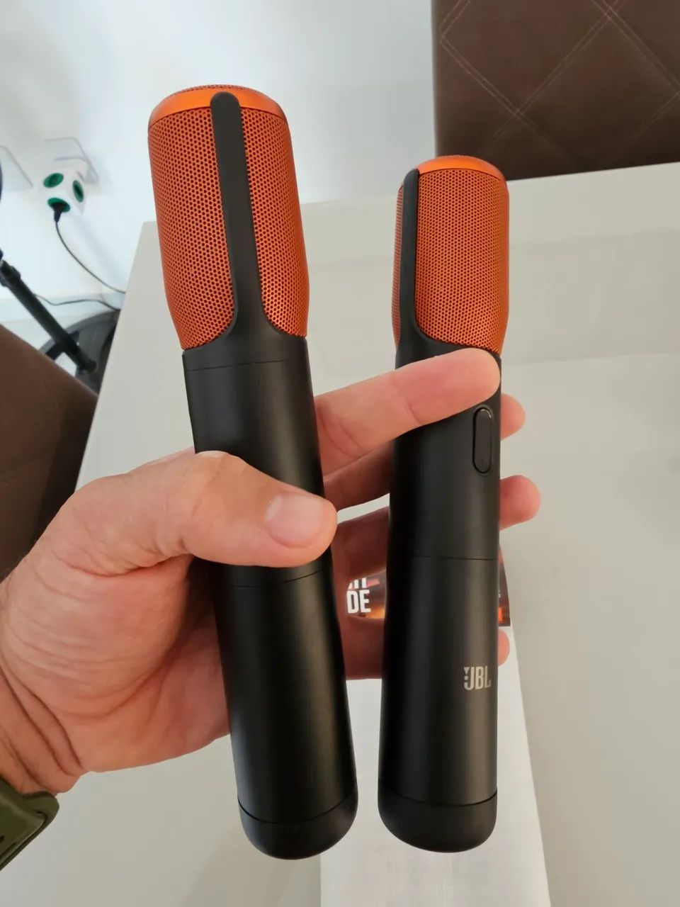Par de Microfones Originais JBL PartyBox Encore Sem Fio e Funcionando Perfeitamente. - Foto 4