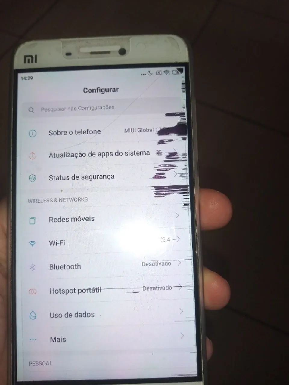 Celular mi5 tela com pouco risco usado dia a dia - Foto 3
