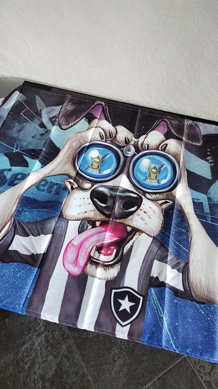 Bandeira Botafogo Campeão Brasileiro 100 x 65 cm