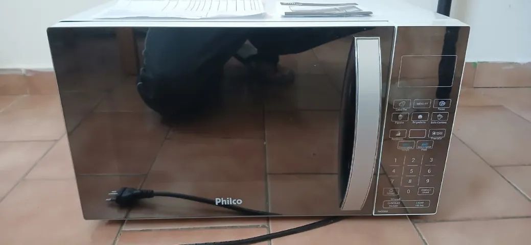 Microondas Philco 28L 220v  Espelhado - cor branco - Foto 3