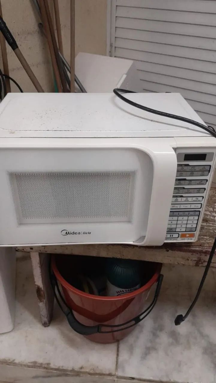 Microondas com defeito 