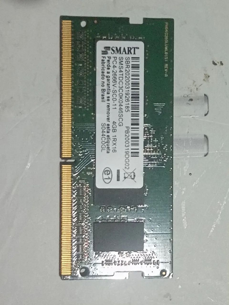 Memória Ram Ddr4 de 4Gb para Notebooks 