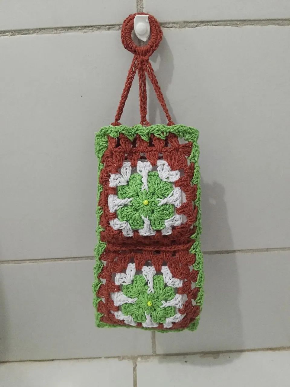 Jogo de banheiro em crochê/kit de banheiro 3 PEÇAS  - Foto 5