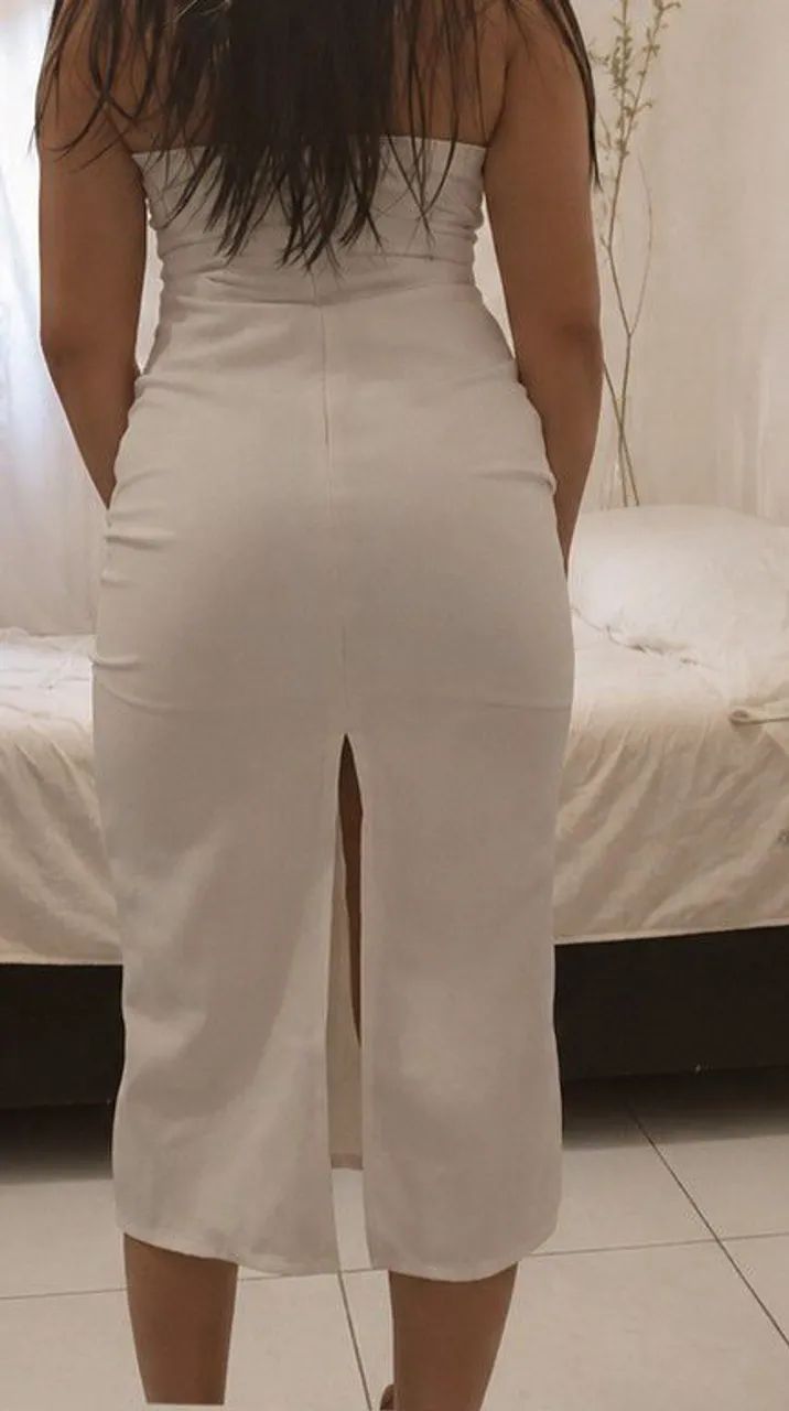 Vestido Tomara que Caia off-white - Foto 2