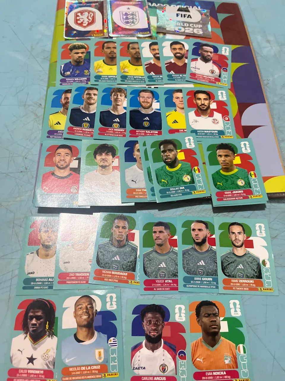 Figurinhas Copa do Mundo 2026