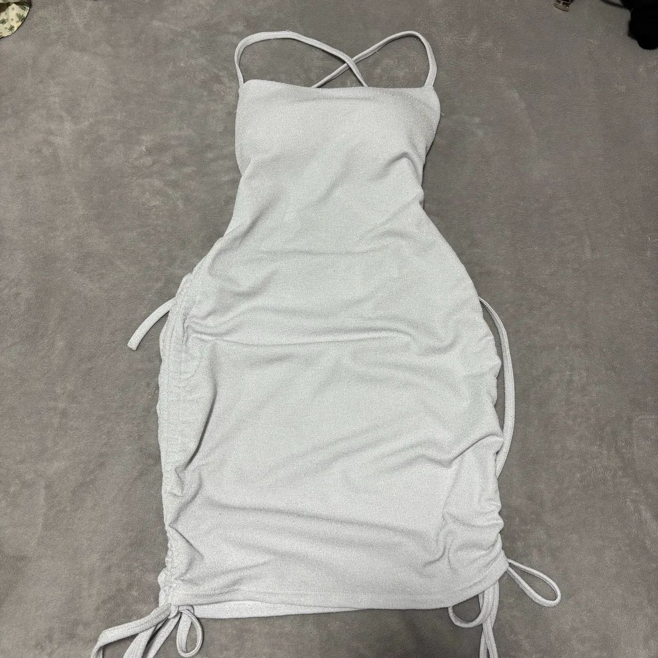 Vestido Branco Glitter NOVO
