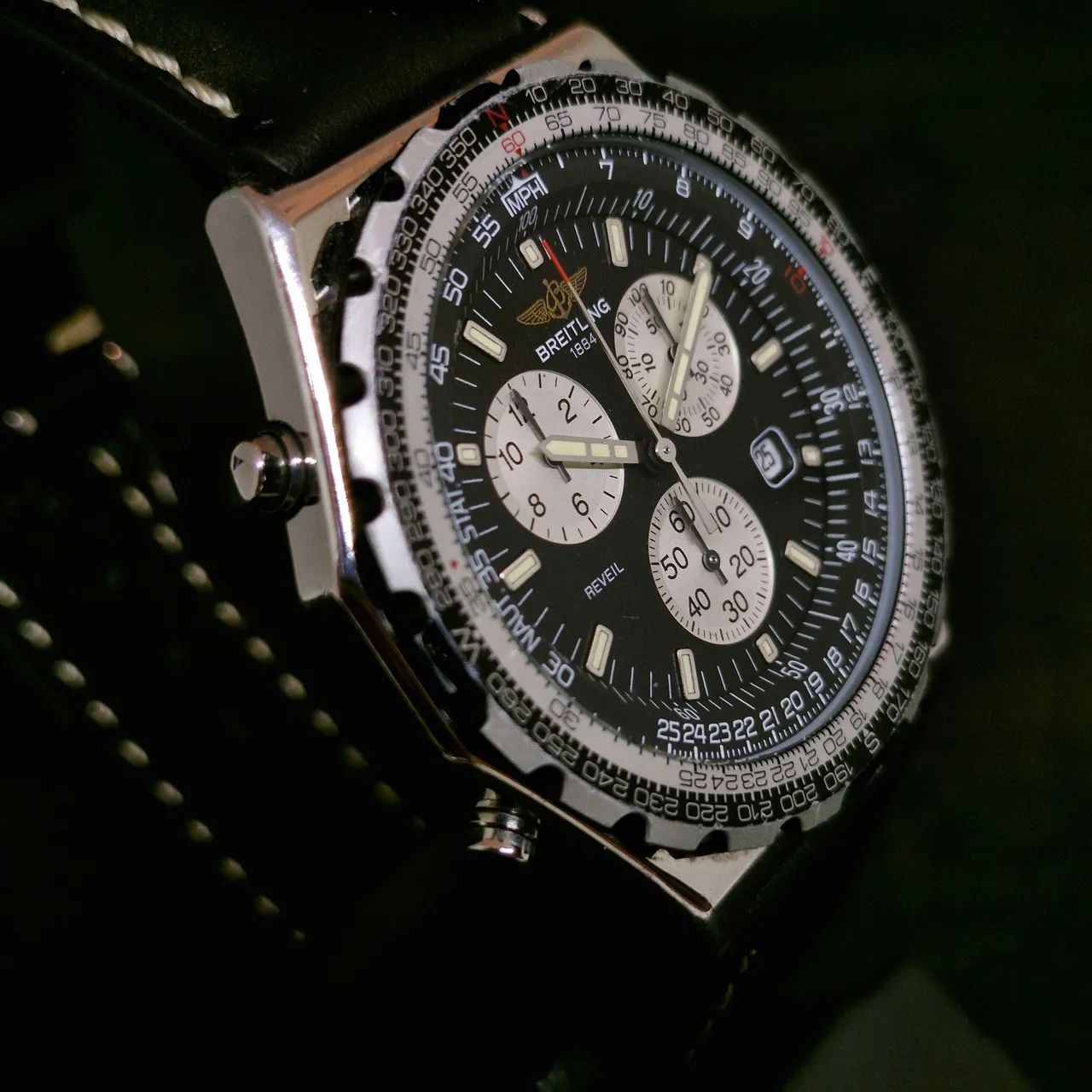 Breitling Jupiter Pilot (p/ colecionadores, impecável, todo original) - Foto 3