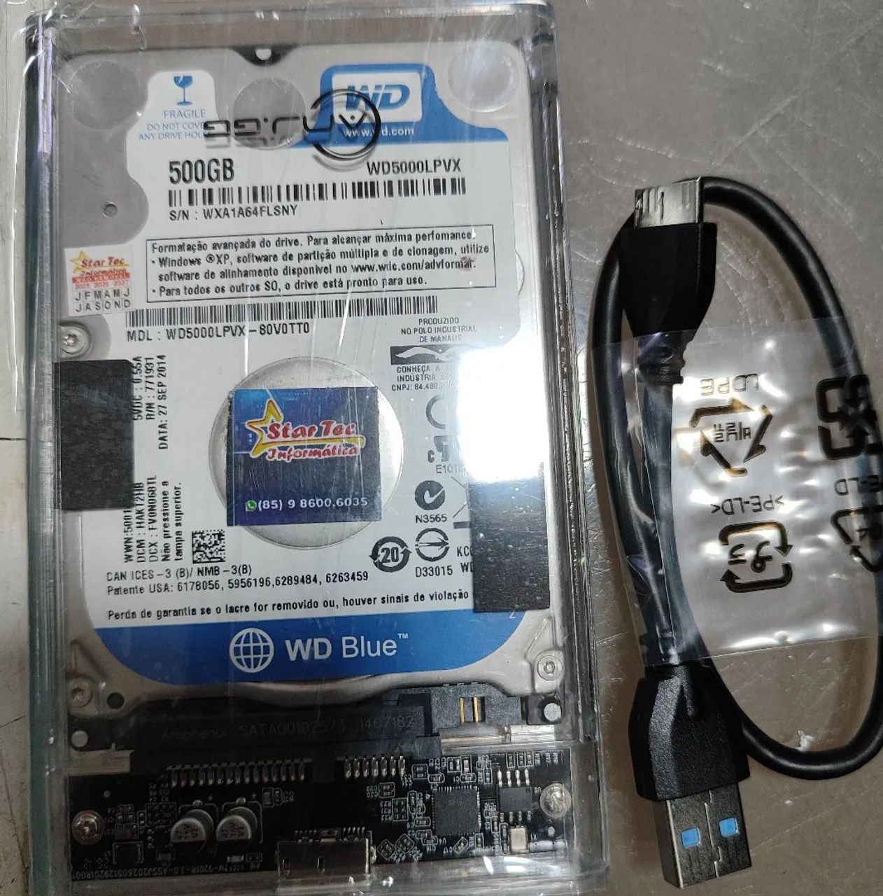 HD Externo 500GB - Foto 2