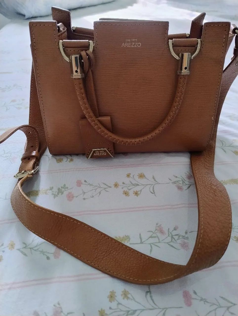 Bolsa de Couro caramelo  - Foto 2