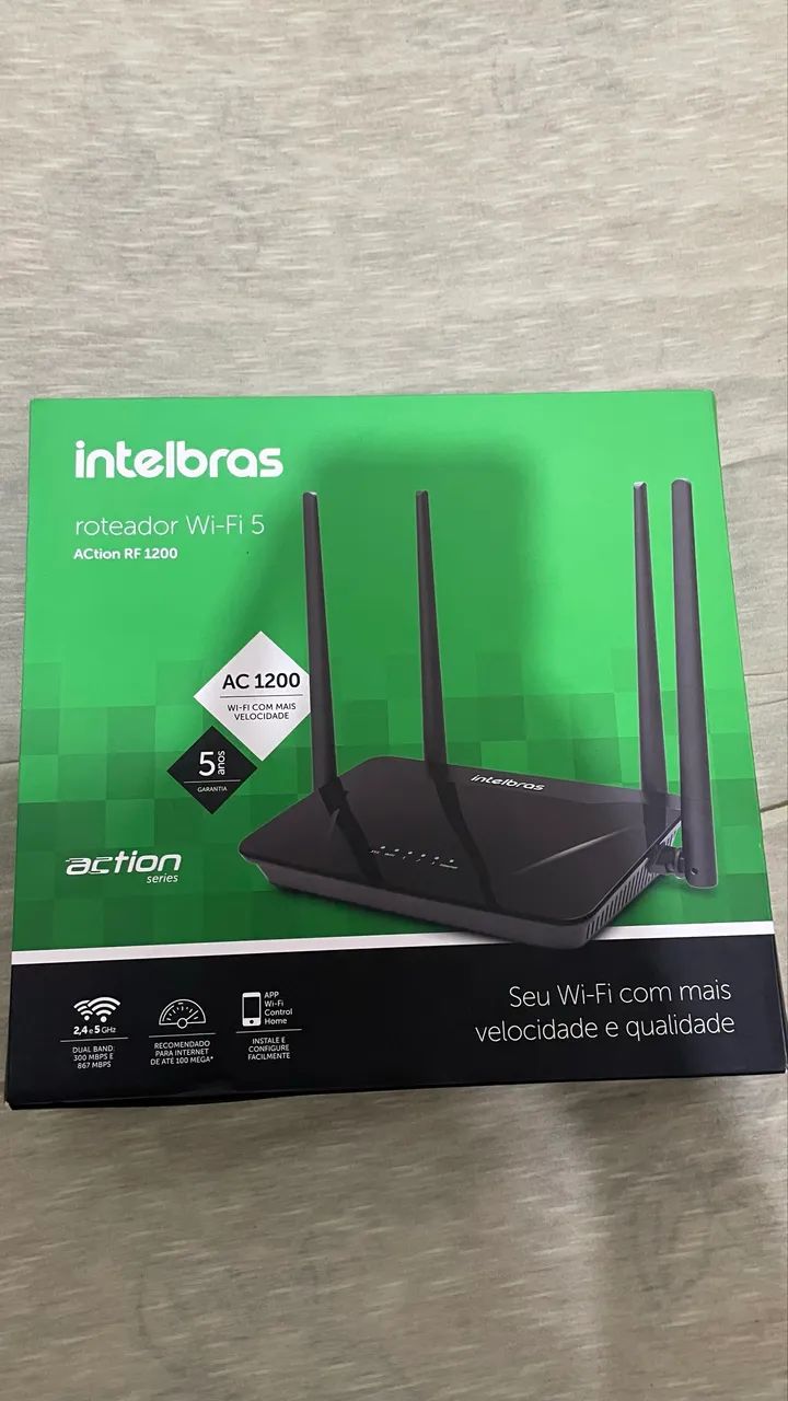 Roteador Wi-fi 5 - Action RF 1200 - Foto 2