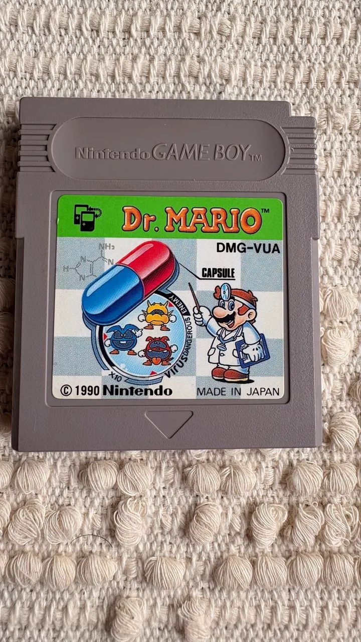 Dr Mario Tennis original Game Boy 