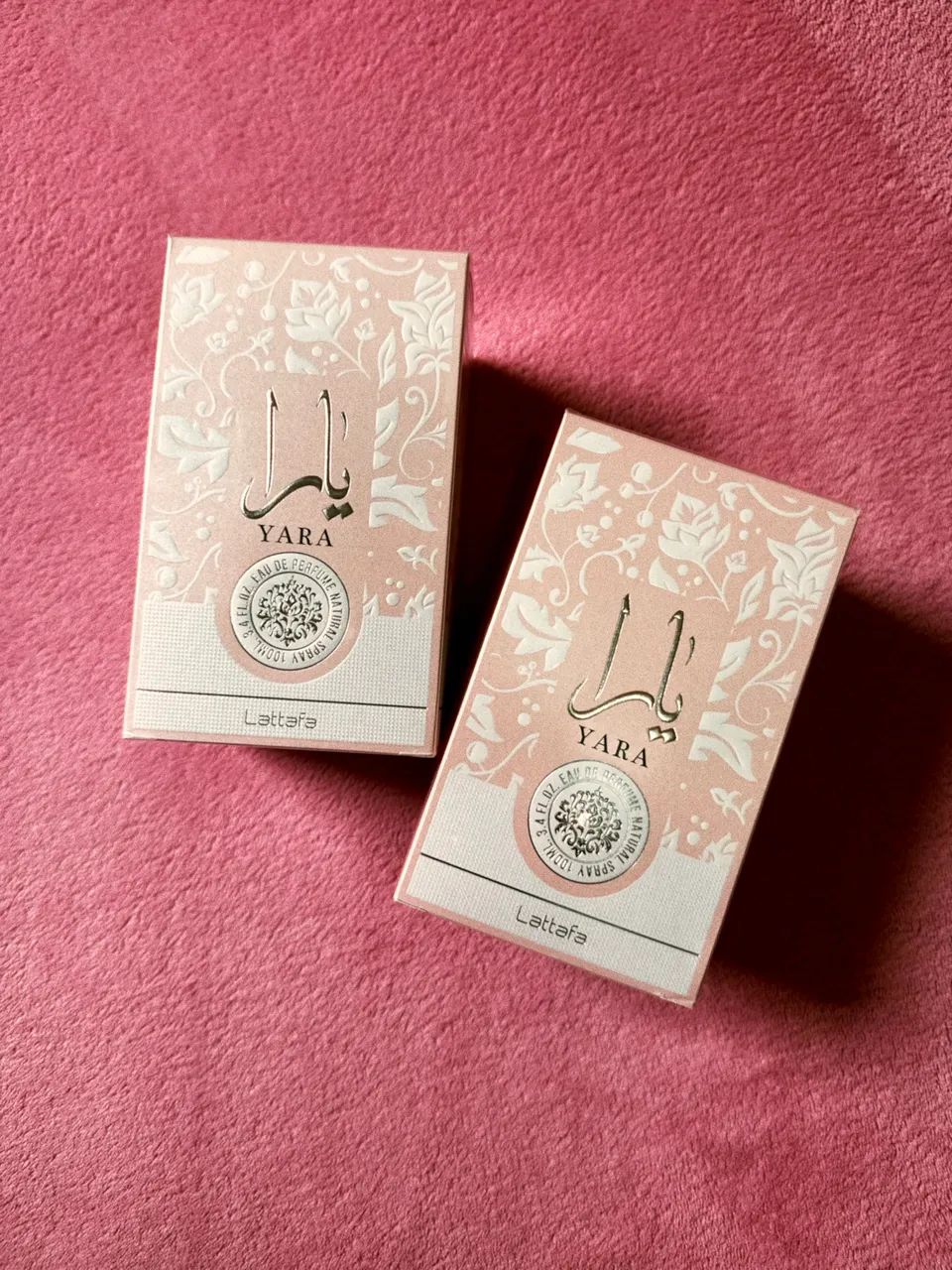 Perfume Árabe Lataffa Yara Rosa 100ml Original Lacrado Com Selo Importado