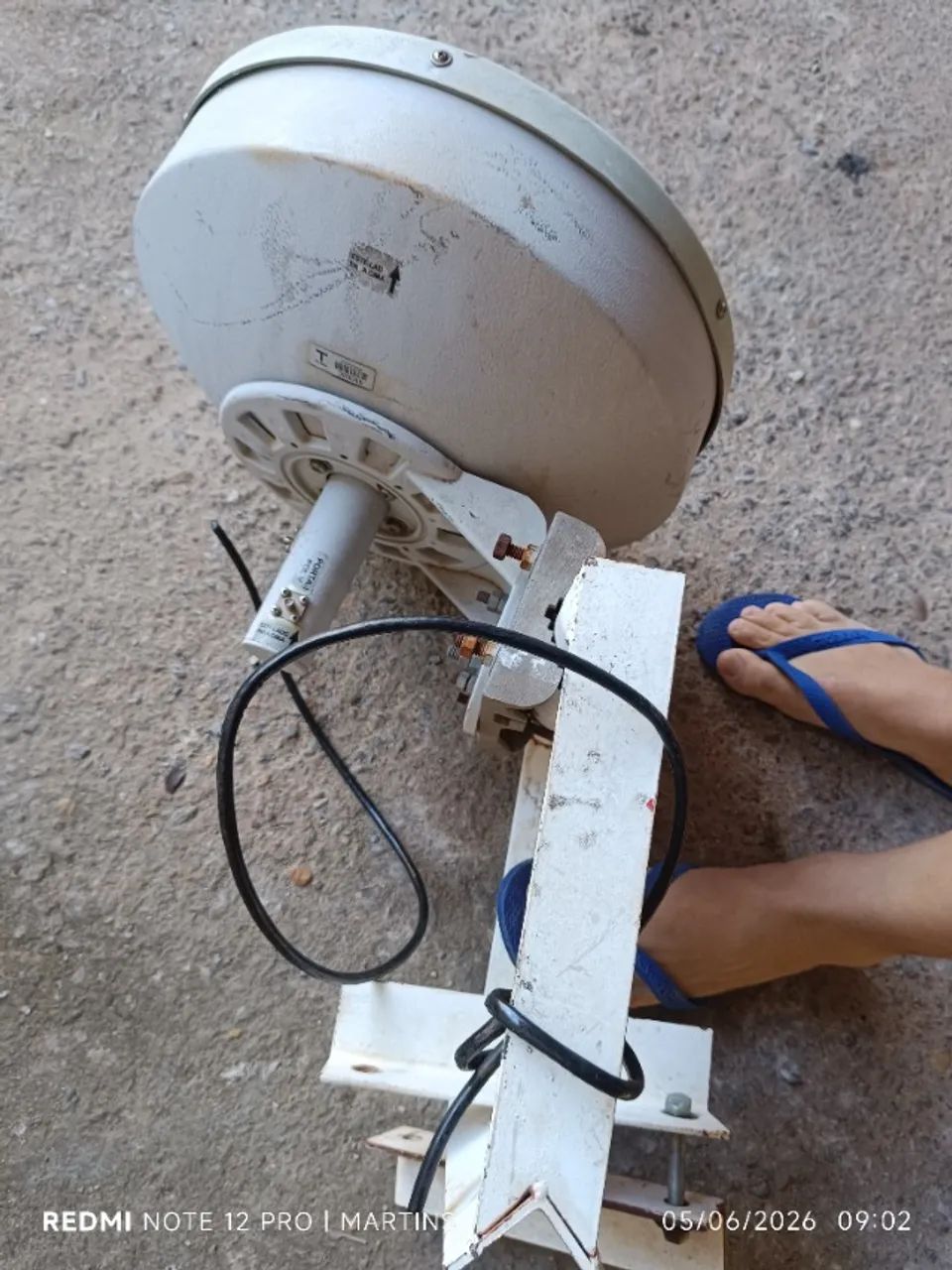 1 Antena Algcom Blindade de 22dBi 40cm Usada - Foto 4