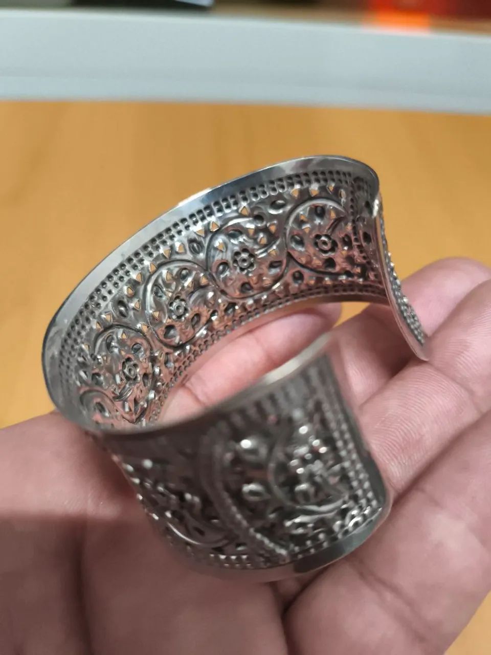 Bracelete oriental, prata 925. - Foto 2