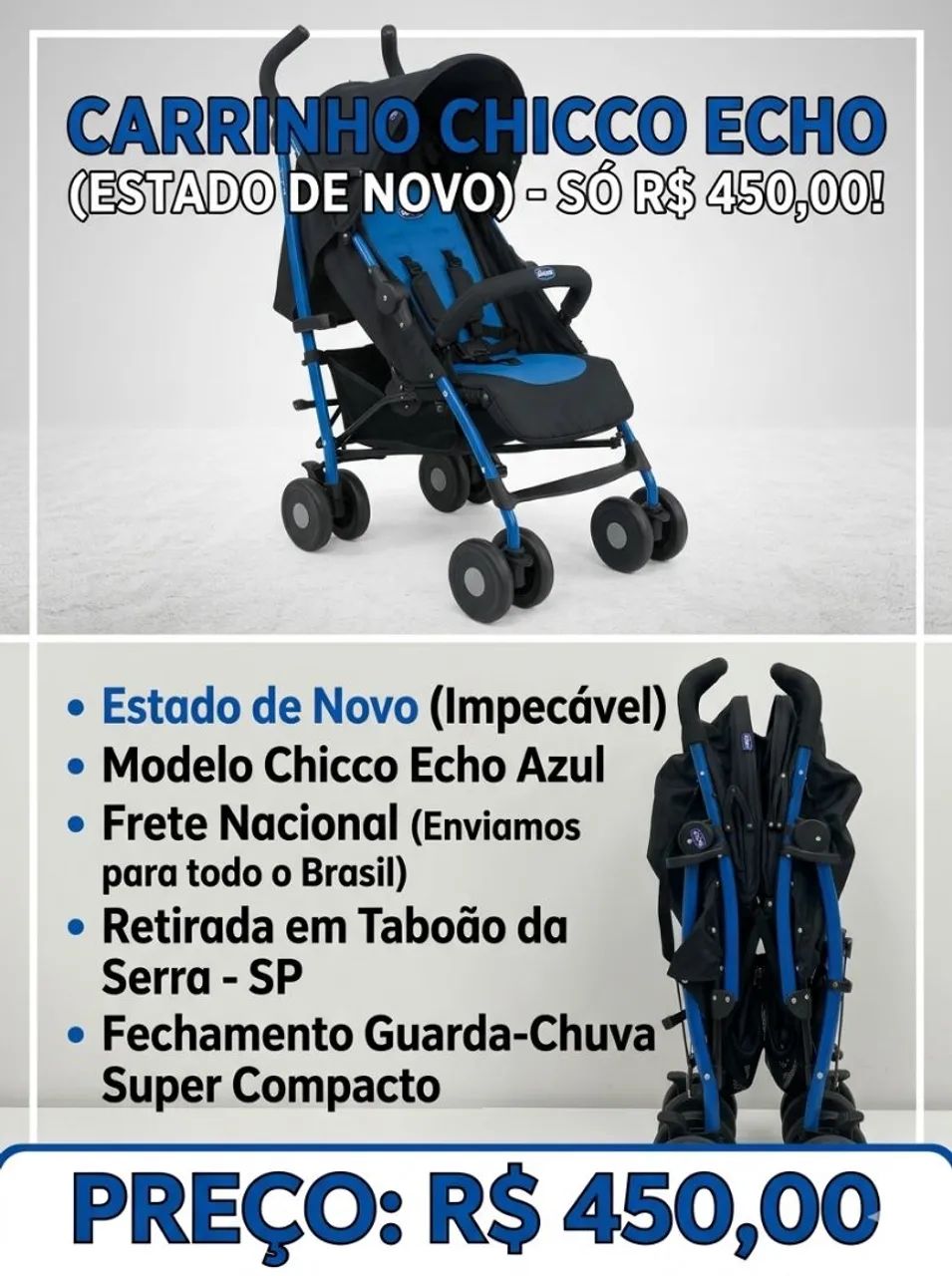 Carinho de Bebê Chicco Echo