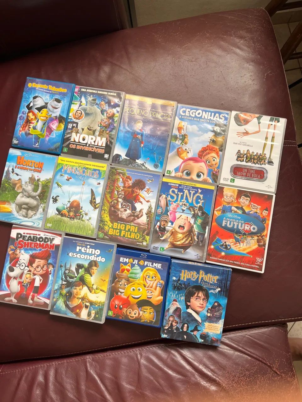 Lote com 14 DVD e Blue-ray