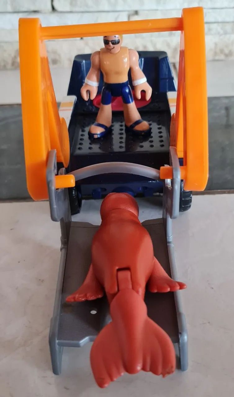 Carro de resgate imaginext leão marinho - Foto 3