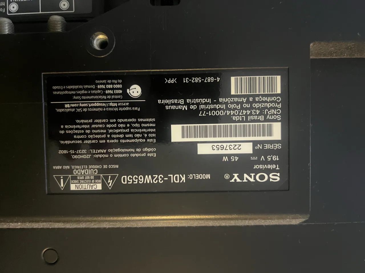 Vendo TV SONY 32 polegadas  - Foto 5