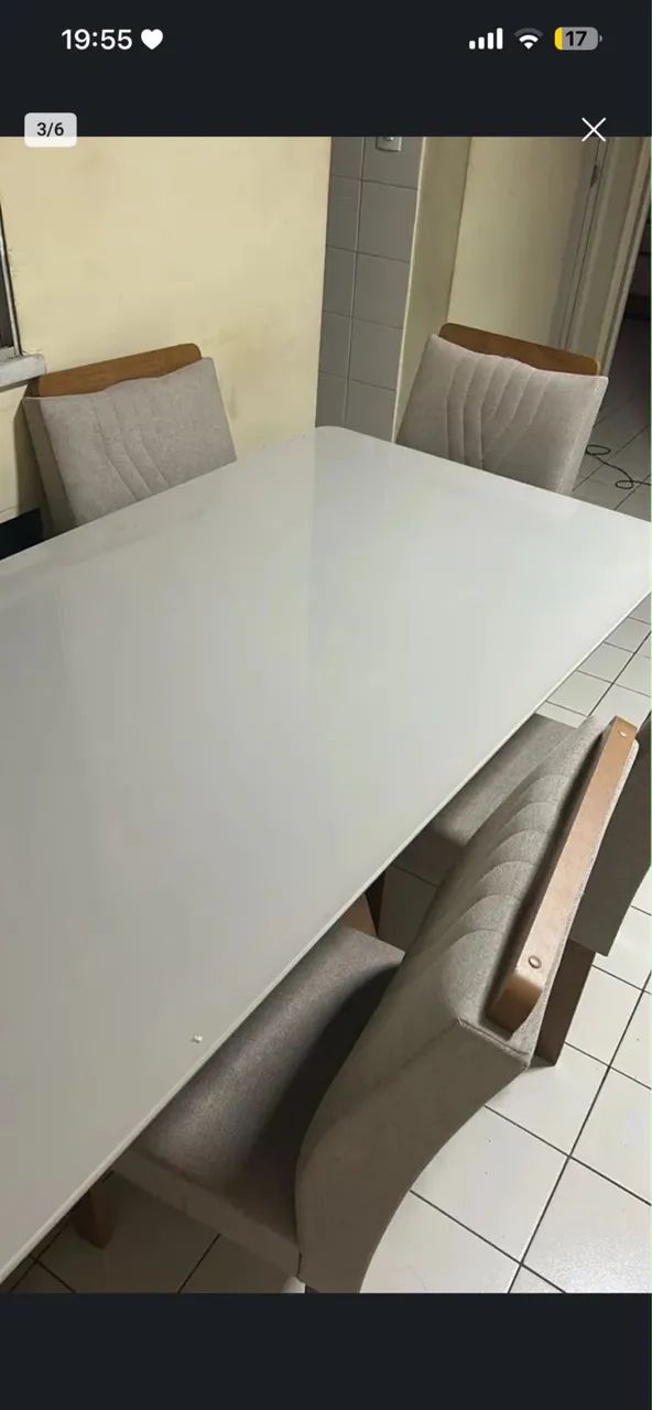 Vendo ou Troco Mesa com Cadeiras - Foto 5
