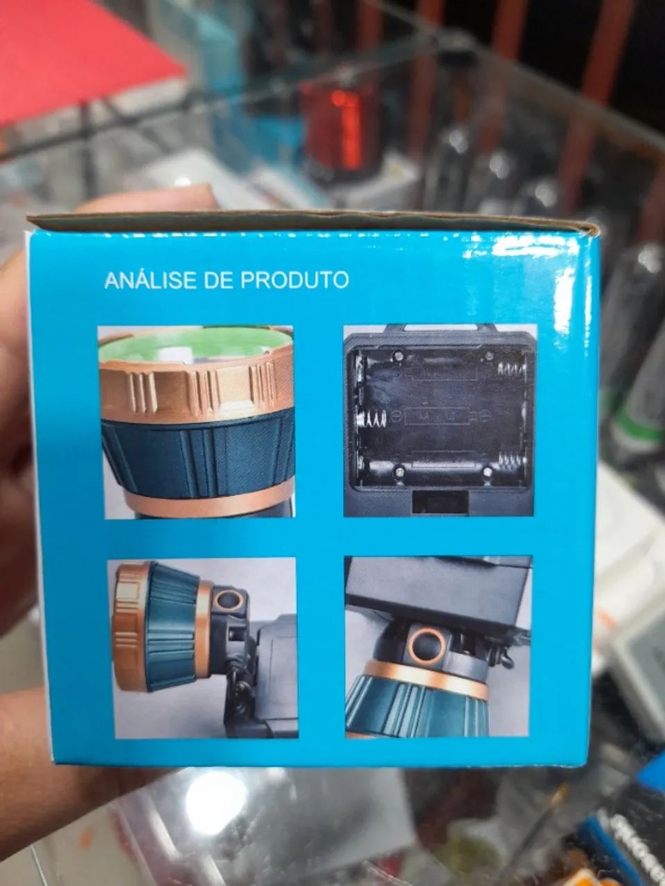 Lanterna da Cabeça a pilha - Foto 2