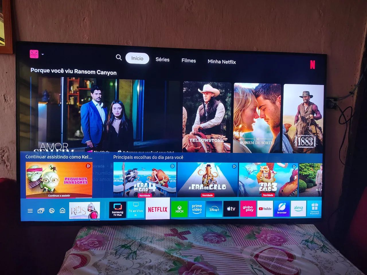 Smart TV Samsung 55 Polegadas 4k