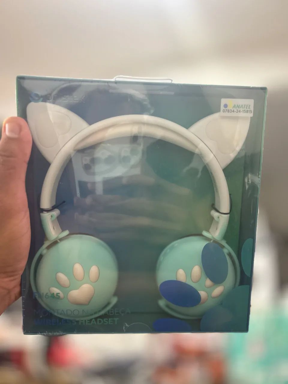 Fone de ouvido infantil 