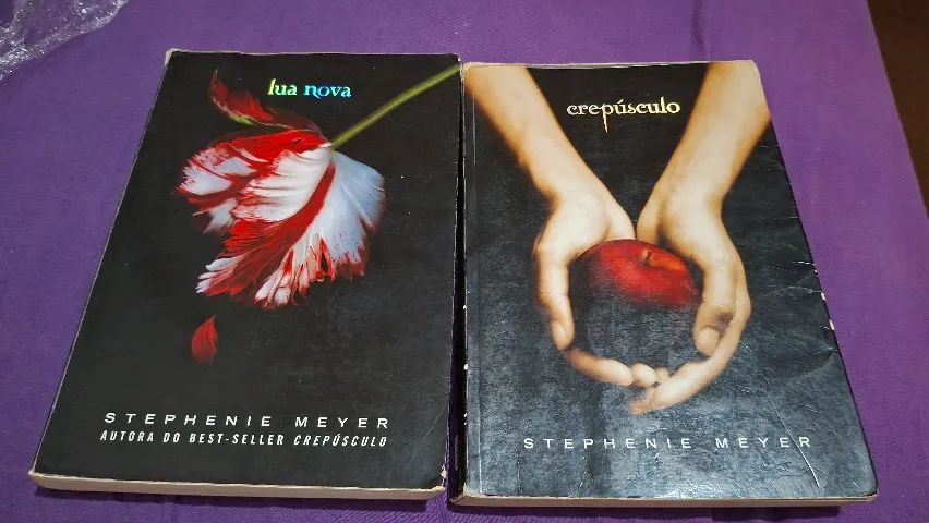 Livros: Crepúsculo e Lua Nova 