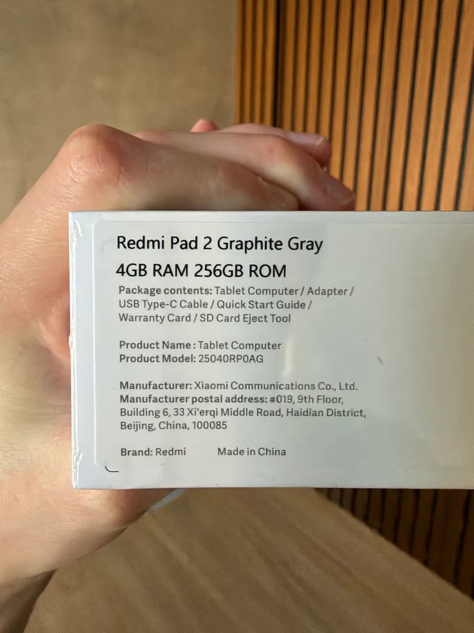 Redmi Pad 2 - 256gb Preto - Foto 2