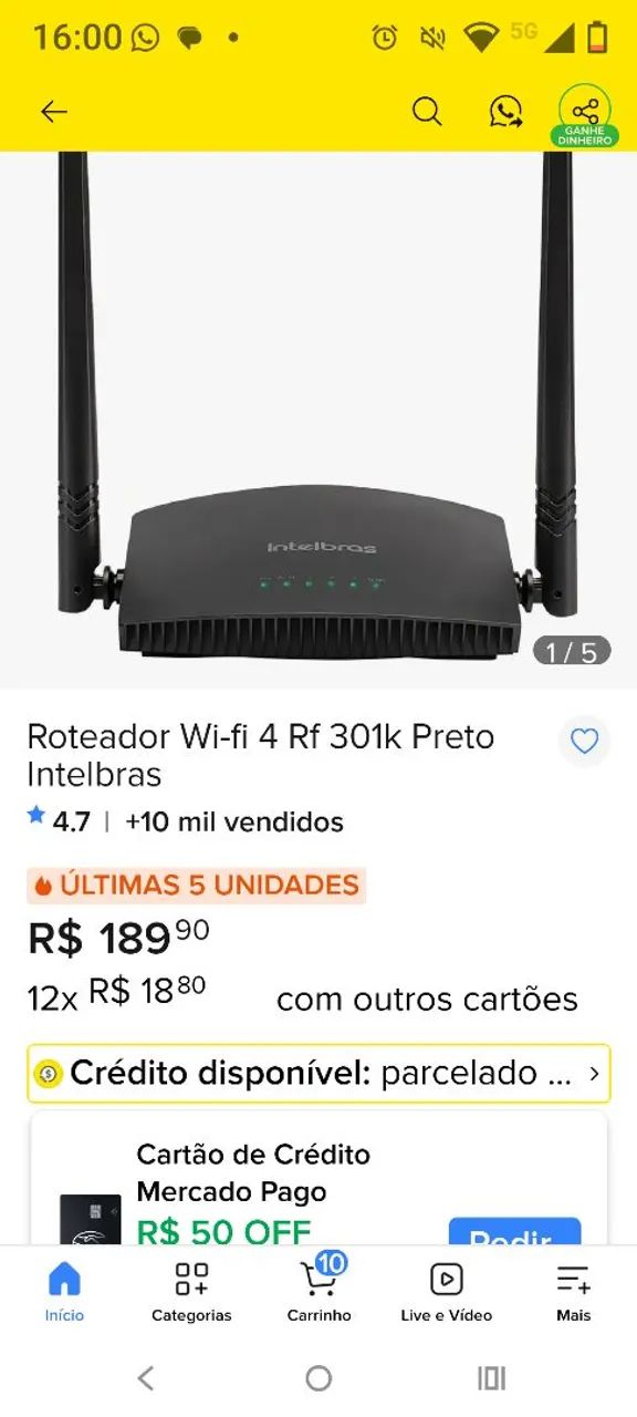 Roteador NOVO - Foto 2