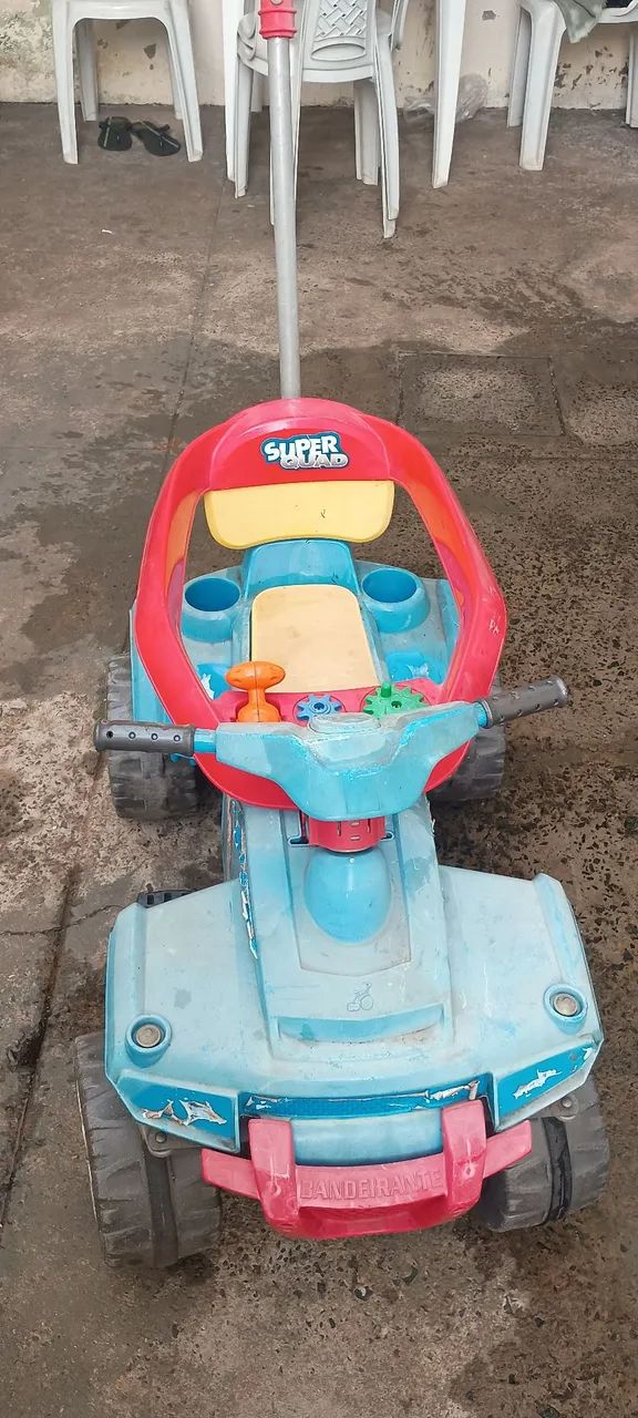Bicicleta infantil com rodinhas e quadriciclo  - Foto 4