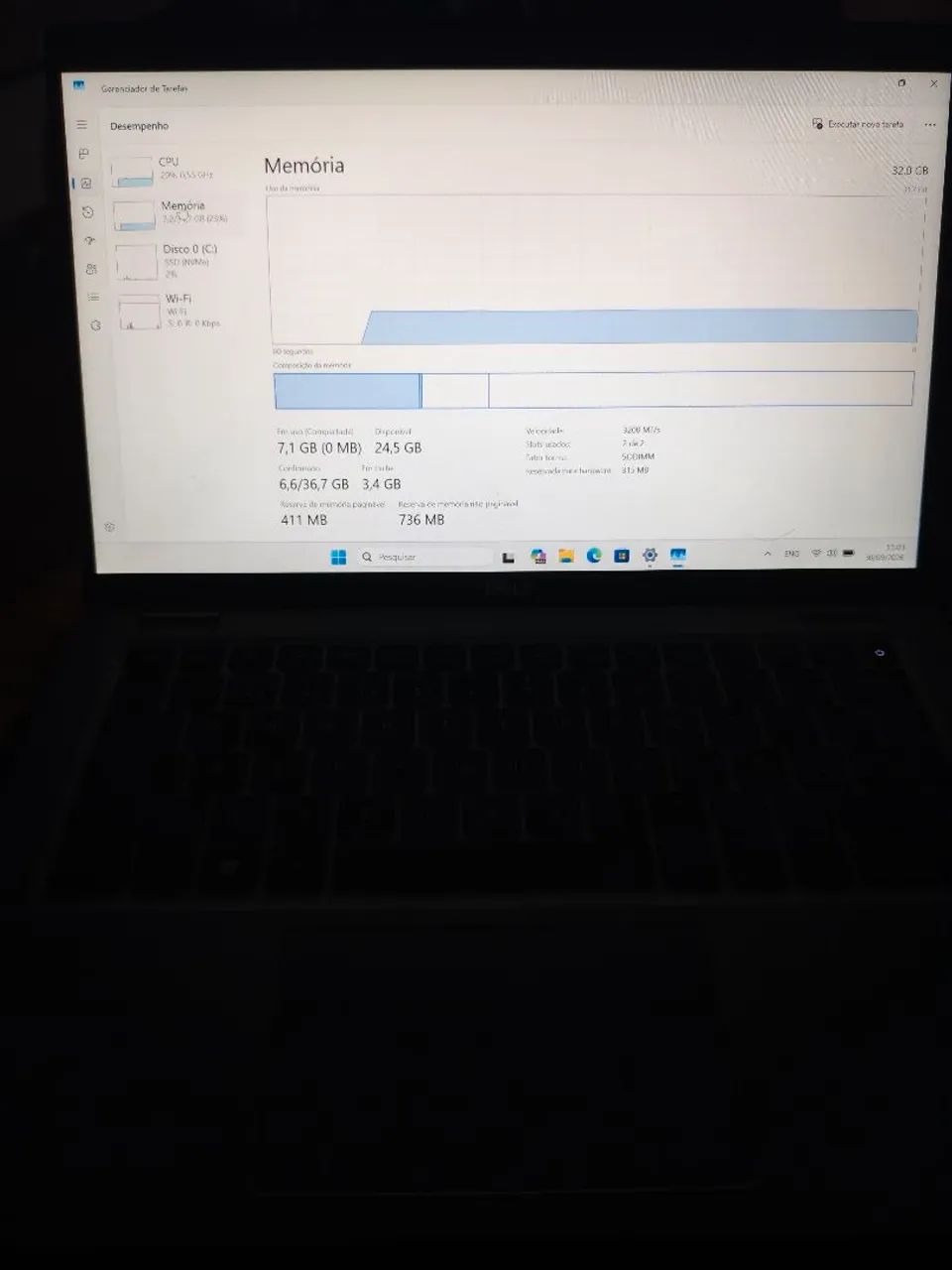 Notebook Dell i7 32gb 512ssd c/ placa de video - Foto 3