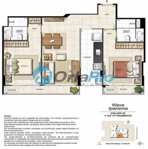 Apartamento à venda com 2 dormitórios em Ipanema, Rio de janeiro cod:VEAP20601 - Foto 10