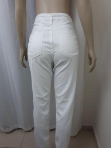 Calça Branca Sarja Denim - Foto 3