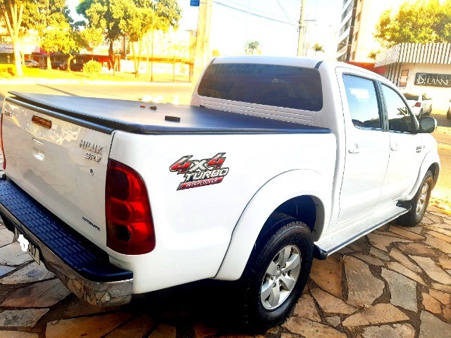 HILUX 2011/2011, DIESEL, 4X4, AUTOMÁTICA, EXCELENTE, BRANCA