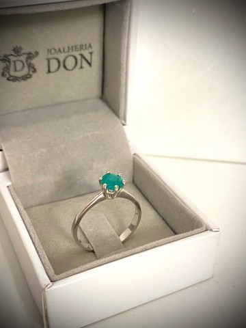 Anel com Esmeralda  - Foto 2