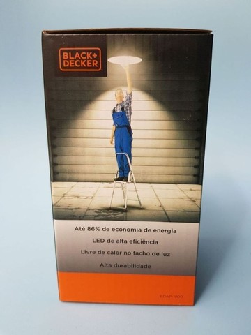 lâmpada led 1800 lumens black decker - Foto 2