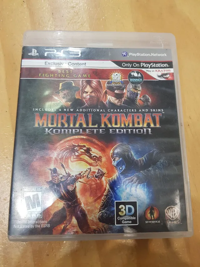 Mortal Kombat : Komplete Edition (Usado) - PS3 - Shock Games