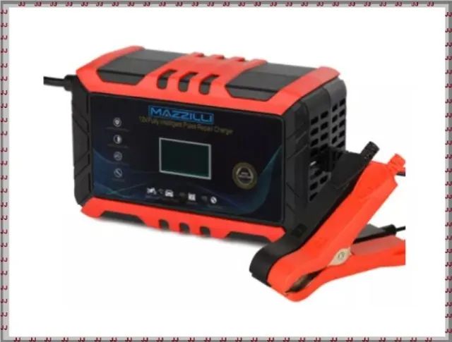 Carregador Inteligente Bateria 4-6ah Tela Lcd Auto Moto 12v - Foto 3