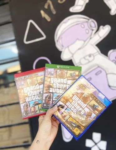 Jogo Grand Theft Auto V(GTA 5) Novo Para Playstation 3 - Loja de Vídeo  Games Fortaleza EiNerdGames